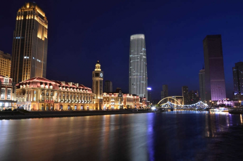 天津湾公园夜景规划照明设计